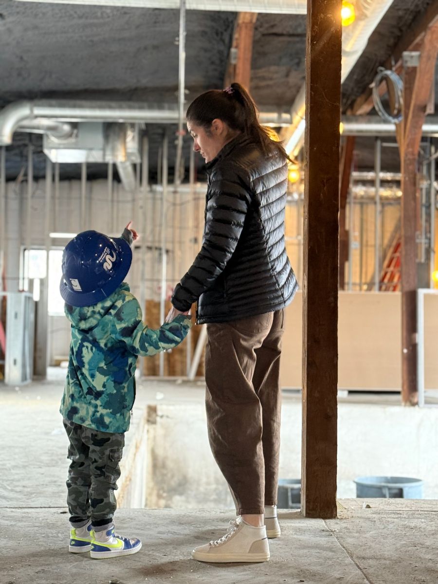 Looking at exhibit space